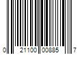 Barcode Image for UPC code 021100008857