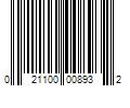 Barcode Image for UPC code 021100008932