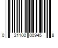 Barcode Image for UPC code 021100009458