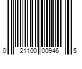 Barcode Image for UPC code 021100009465