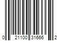 Barcode Image for UPC code 021100316662