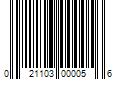 Barcode Image for UPC code 021103000056