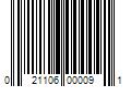 Barcode Image for UPC code 021106000091