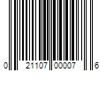 Barcode Image for UPC code 021107000076