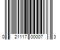 Barcode Image for UPC code 021117000073