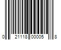 Barcode Image for UPC code 021118000058