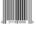 Barcode Image for UPC code 021119000088