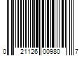 Barcode Image for UPC code 021126009807