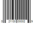 Barcode Image for UPC code 021130000029