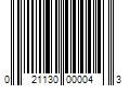 Barcode Image for UPC code 021130000043