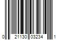 Barcode Image for UPC code 021130032341