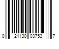 Barcode Image for UPC code 021130037537