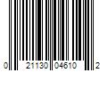 Barcode Image for UPC code 021130046102