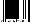 Barcode Image for UPC code 021130047291