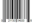 Barcode Image for UPC code 021130048335