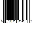 Barcode Image for UPC code 021130183432