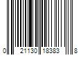 Barcode Image for UPC code 021130183838