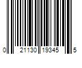 Barcode Image for UPC code 021130193455