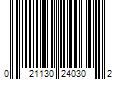 Barcode Image for UPC code 021130240302