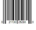 Barcode Image for UPC code 021130252800