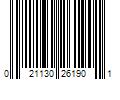 Barcode Image for UPC code 021130261901