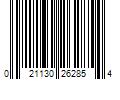 Barcode Image for UPC code 021130262854