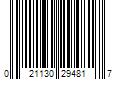 Barcode Image for UPC code 021130294817