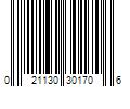 Barcode Image for UPC code 021130301706