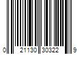 Barcode Image for UPC code 021130303229