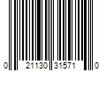 Barcode Image for UPC code 021130315710