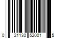 Barcode Image for UPC code 021130520015