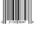 Barcode Image for UPC code 021130983476