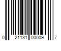 Barcode Image for UPC code 021131000097