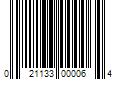 Barcode Image for UPC code 021133000064