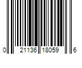 Barcode Image for UPC code 021136180596