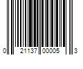 Barcode Image for UPC code 021137000053