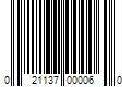 Barcode Image for UPC code 021137000060