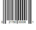 Barcode Image for UPC code 021150000061