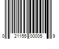 Barcode Image for UPC code 021155000059