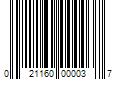 Barcode Image for UPC code 021160000037