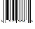 Barcode Image for UPC code 021162000080