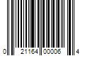 Barcode Image for UPC code 021164000064