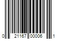 Barcode Image for UPC code 021167000061