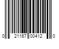 Barcode Image for UPC code 021167004120