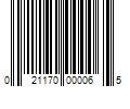 Barcode Image for UPC code 021170000065