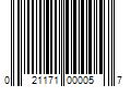 Barcode Image for UPC code 021171000057