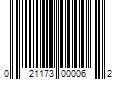 Barcode Image for UPC code 021173000062