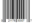 Barcode Image for UPC code 021175000077