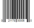 Barcode Image for UPC code 021178000050