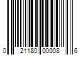 Barcode Image for UPC code 021180000086